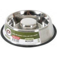 ZOLUX CIOTOLA INOX ANTI INGOZZAMENTO PASTO LENTO