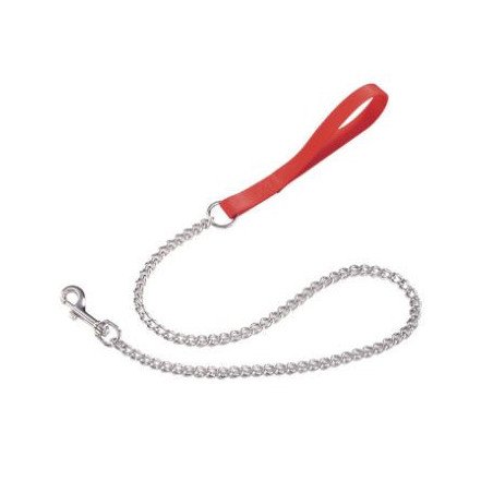 CAMON GUINZAGLIO IN NYLON E CATENA MM3X800