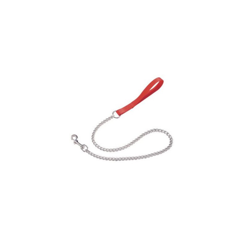 CAMON GUINZAGLIO IN NYLON E CATENA MM2X800