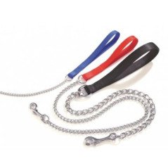 CAMON GUINZAGLIO IN NYLON E CATENA MM2X800