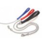 CAMON GUINZAGLIO IN NYLON E CATENA MM2X800