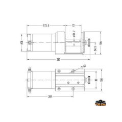TREM ARGANO ELETTRICO PER ALAGGIO 900KG