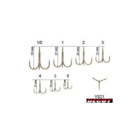 DECOY ANCORETTE TREBLEY Y-S21