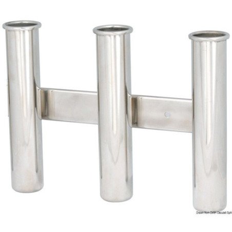 OSCULATI REGGICANNE INOX A PARETE