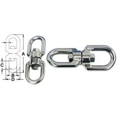 GFN GIRELLE INOX 316 DOPPIO OCCHIO