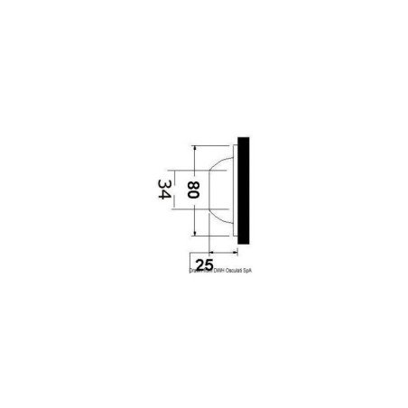 OSCULATI FARETTO A LED SUBACQUEO BLU 5W