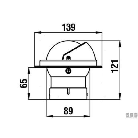 MTM BUSSOLA DA INCASSO RIVIERA ZENITH BZ1 NERA