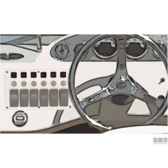 MTM PANNELLO ELETTRICO 6 INTERRUTTORI C7/IP66