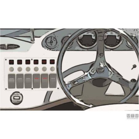 MTM PANNELLO ELETTRICO 6 INTERRUTTORI C7/IP66