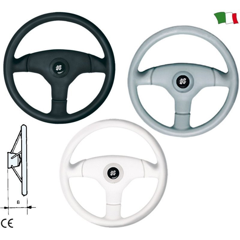 VOLANTE BIANCO A 3 RAZZE