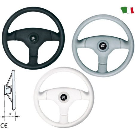 VOLANTE BIANCO A 3 RAZZE