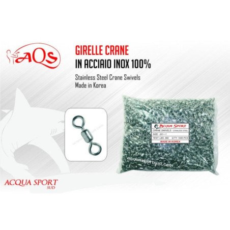 AQS GIRELLE CRANE IN ACCIAIO INOX