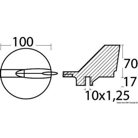 ANODO YAMAHA 225/300 HP ZINCO