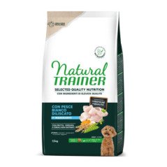 NATURAL TRAINER ADULT MINI PESCE BIANCO DILISCATO
