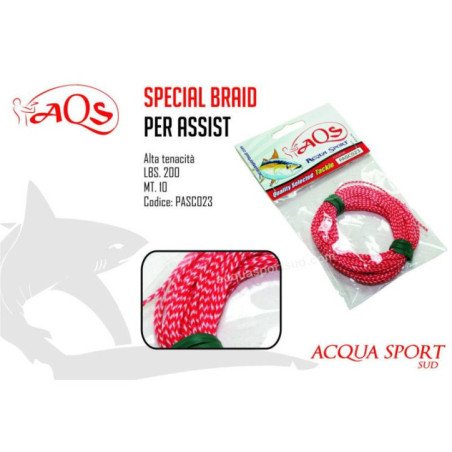 AQS SPECIAL BRAID PER ASSIST 20 MT 200 LBR