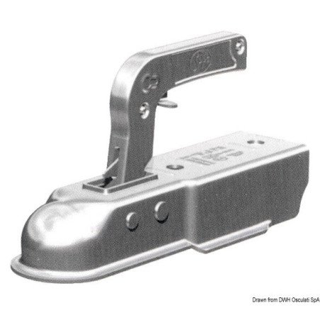 OSCULATI GANCIO OMOLOGATO PER RIMORCHIO QUADRO