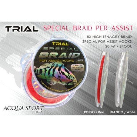 AQS SPECIAL BRAID PER ASSIST 20 MT 200 LBR