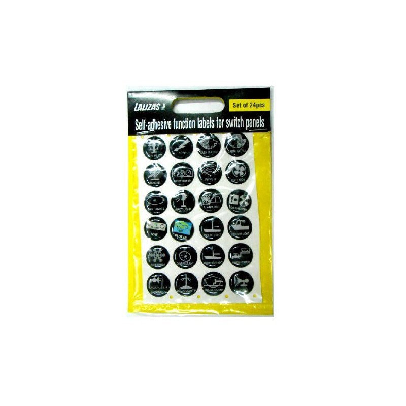 LALIZAS ETICHETTE ADESIVE PER PANNELLI COMANDO