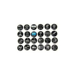 LALIZAS ETICHETTE ADESIVE PER PANNELLI COMANDO