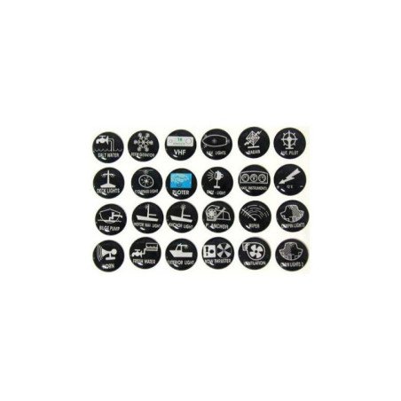 LALIZAS ETICHETTE ADESIVE PER PANNELLI COMANDO