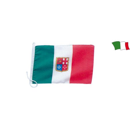 LALIZAS BANDIERA ITALIA MARINA MERCANTILE IN POLIESTERE