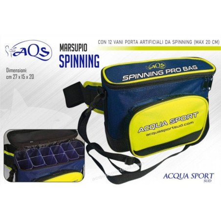 AQS MARSUPIO PORTA ARTIFICIALI PER SPINNING