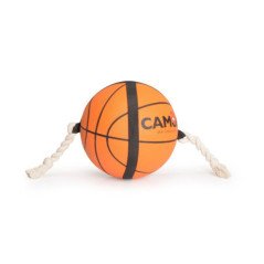 CAMON GIOCO PALLA BASKET IN GOMMA CON MANIGLIE IN CORDA
