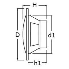 OSCULATI CASSE A DOPPIO CONO BIANCHE 3" 2X20W