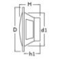OSCULATI CASSE A DOPPIO CONO BIANCHE 3" 2X20W