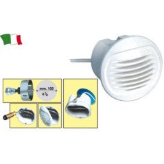 TROMBA TONDA AD INCASSO BIANCA