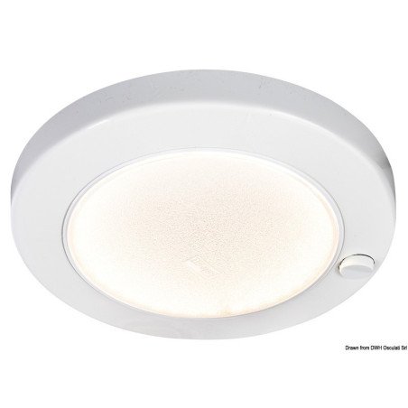 OSCULATI PLAFONIERA ABS SATURN LED BIANCA A FILO