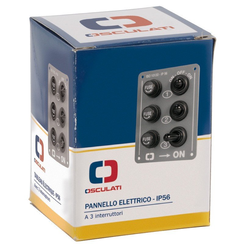 OSCULATI MINI PANNELLO 3 INTERRUTTORI