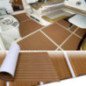 TREM RIVESTIMENTO AUTOADESIVO PER PONTI E COPERTA IN EVA EFFETTO TEAK