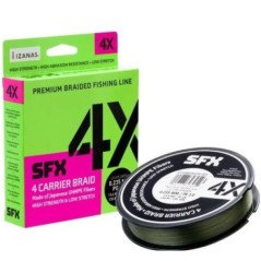 SUFIX TRECCIATO X4 BRAID L. VIS GREEN 150MT