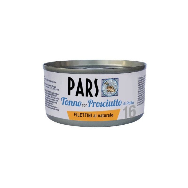 PARS UMIDO FILETTINI AL NATURALE AL TONNO CON PROSCIUTTO 85GR