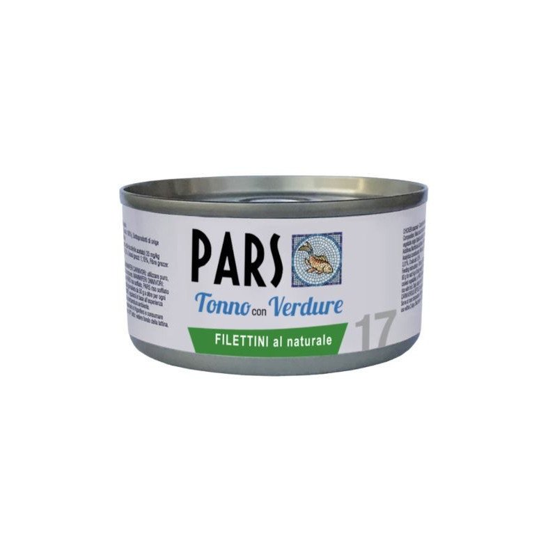 PARS UMIDO FILETTINI AL NATURALE AL TONNO CON VERDURE 85GR