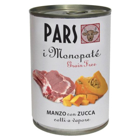 PARS MONOPATE' MANZO CON ZUCCA 395GR