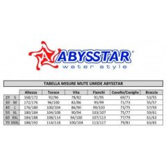 ABYSSTAR MUTA 3MM OCTO SKIN INTERNO SPACCATO MIMETICA