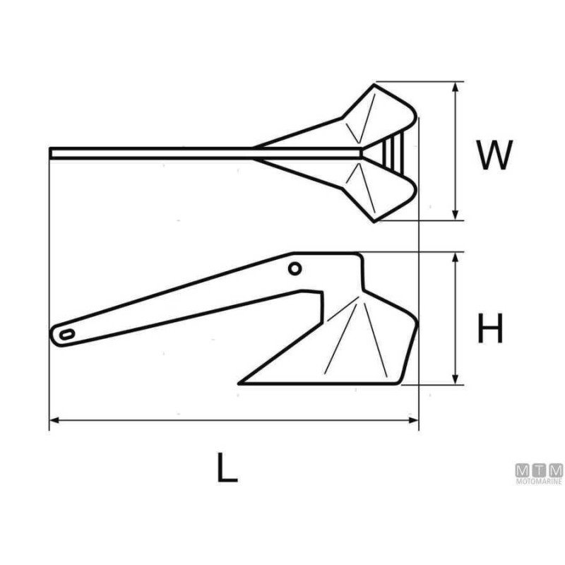 MTM ANCORA TORO ZINCATA
