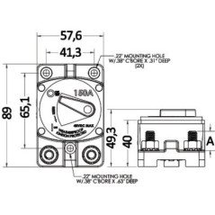 OSCULATI TERMOINTERRUTTORE ESTERNO 70A