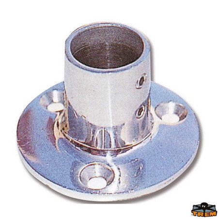 BASE TONDA INOX DIRITTA IN ACCIAIO INOX