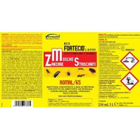 FORMEVET NEO FORTECID LIQUIDO ROMAL/65 250ML