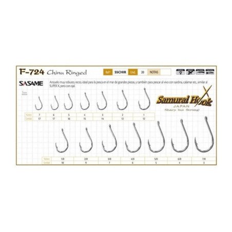 SASAME AMI F-724 CHINU RINGED BLACK