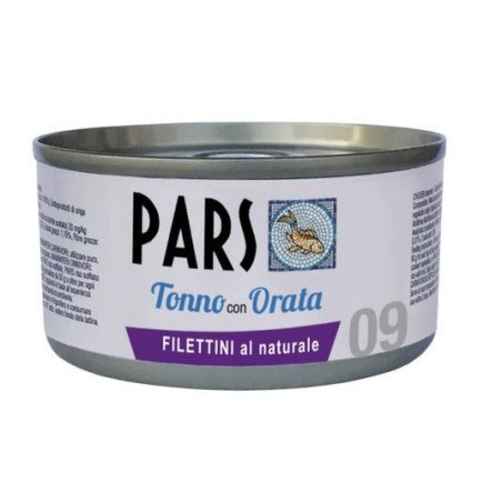 PARS UMIDO FILETTINI AL NATURALE TONNO CON ORATA 85GR