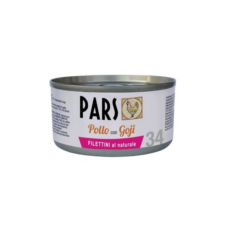 PARS UMIDO FILETTINI AL NATURALE POLLO CON GOJI 85GR