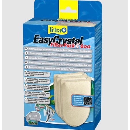 TETRA EASYCRYSTAL FILTER PACK C600 CON CARBONE ATTIVO