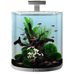 TETRA ACQUARIO EXPLORER BIANCO LED PESCI 60LT