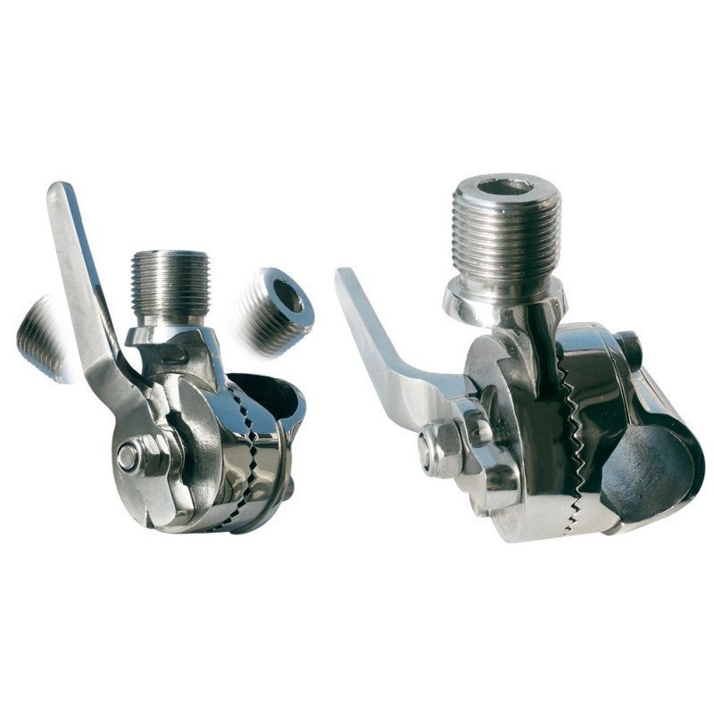 SUPPORTO ANTENNA SNODATO IN ACCIAIO INOX