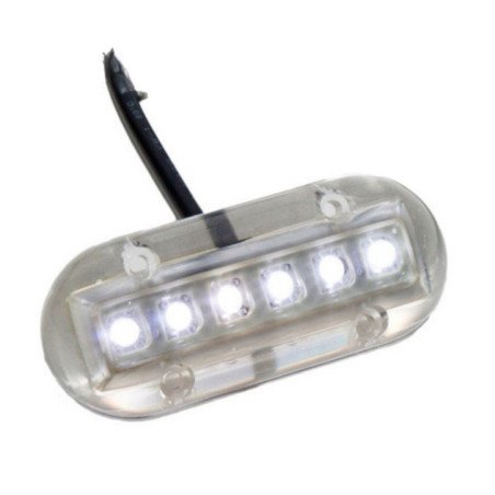 TREM LUCE SUBACQUEA A 6 LED BIANCA