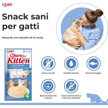 CHURU STICK CREMOSI AL TONNO PER GATTINI